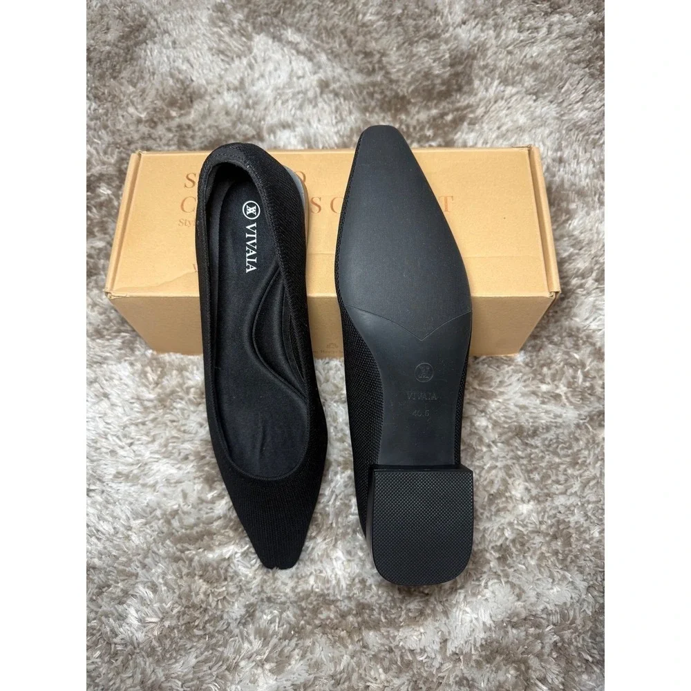VIVAIA Small Square-Toe Heels (Minnie Pro) – EU 40.5 /‎ US 9-9.5